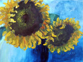 Sonnenblumen 4
Öl auf Leinwand
18x24 cm
2008