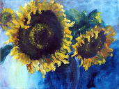 Sonnenblumen 2
Öl auf Leinwand
18x24 cm2008