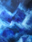 Blaue Variation 9
Öl 2016
100 x 80 cm
