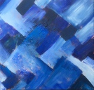 Blaue Variation 8
Öl auf Leinwand 2016
40 x 40