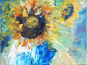 Sonnenblumen 7
Öl und Acryl auf Leinwand
18x24 cm
2008
