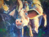 Schweine
Acryl 2015