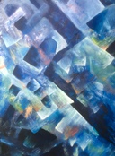 Blaue Variation 5
Öl 2016
100 x 80 cm
