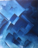 Blaue Variation 2
Öl 2016
100 x 80 cm